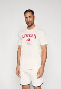 Спортивная футболка Adidas Performance, Chalk White/Power Red