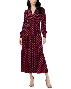 Платье макси от Diane von Furstenberg Gil, красный