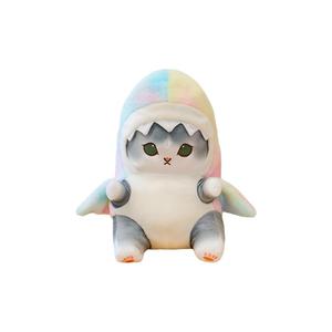 Плюшевая игрушка мультяшный трансформирующийся акула-котенок, высота 25см/35см/50см JINXIANGHE