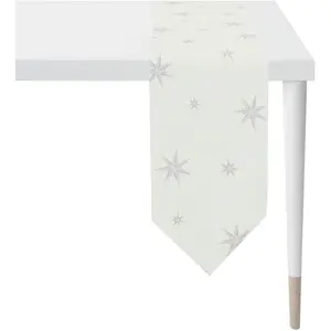 Скатерть 5842 Apelt, серебристый/белый