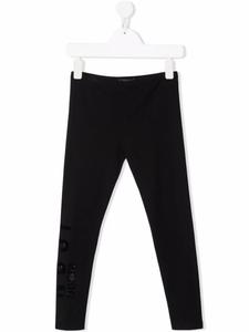 DSQUARED2 KIDS леггинсы с принтом Icon, черный