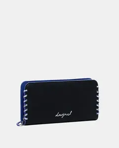 Кошелек с большими боковыми швами Desigual, черный