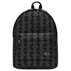LACOSTE Вместительный рюкзак унисекс черный, Black