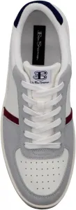 Кроссовки Ben Sherman Mens Richmond, белый/темно-синий/красный