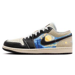 Баскетбольные кроссовки Air 1 Vintage Men Low-Top бежевый/черный Jordan