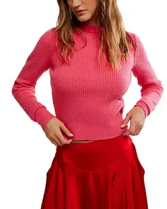 Даже после свитера с круглым вырезом Free People, розовый