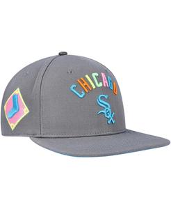 Мужская серая неоновая кепка Chicago White Sox Snapback Pro Standard