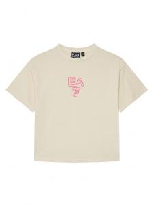 Футболка relaxed fit 7G000042 AF12503 U1079 Ea7 Emporio Armani, бежевый