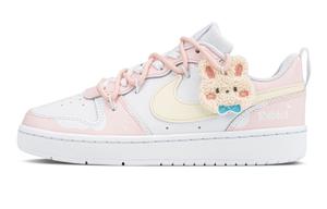 Детские скейтерские кроссовки Court Borough для младших школьников Nike, розовый