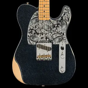 Fender Artist Series Brad Paisley Road Worn Esquire черный блестящий с сумкой для переноски, демонстрационный образец
