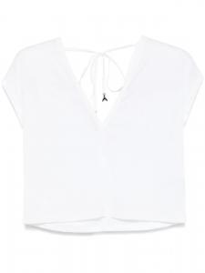 Футболка Patrizia Pepe с узором в виде узла, белый