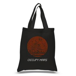 Маленькая большая сумка Word Art - Occupy Mars LA Pop Art, черный