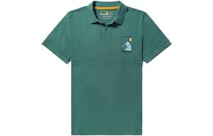 Рубашка поло мужская бирюзовая Timberland, бирюзовый