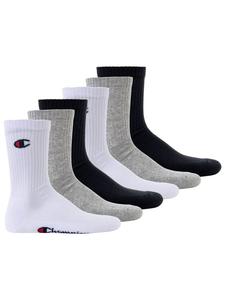 Champion Носки, упаковка из 6 пар, черно-бело-серые