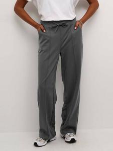 Широкие брюки дженни с завязками на талии KAFFE, цвет Black Oyster