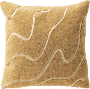 Декоративная подушка Ciri 45x45 см бежевая органическая Dutch Decor