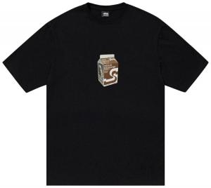 Футболка Stussy Milk Tee 'Black', черный
