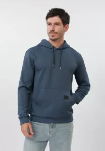 Худи с вафельной текстурой Pier One, Blue #12