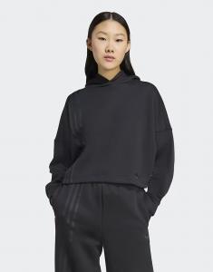 Толстовка с капюшоном Off Place с тремя полосками черного цвета Adidas Originals