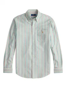 Рубашка в полоску POLO RALPH LAUREN, зеленый