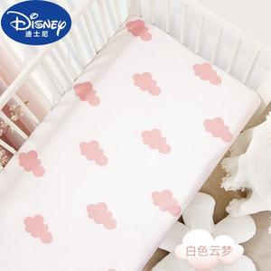 Disney Простыня на резинке для детской кроватки 140х90 см, белый цвет, 100% хлопок