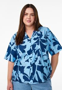 Блуза Zizzi GEBLÜMTE, Naval Academy Flower/Blue