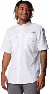 Мужская рубашка Columbia Blood and Guts IV Woven с коротким рукавом, White