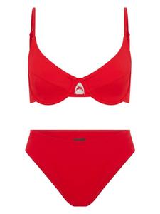 Let's Swim топ бикини, красный