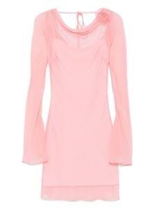 Шелковое платье De La Vali, розовый