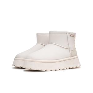 Женские зимние ботинки Humanism 1986 на толстой подошве, бежевый