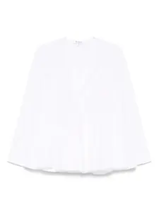 Расклешенная рубашка Alaïa, белый