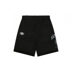 Шорты для бега A Bathing APE с принтом Aape, черный