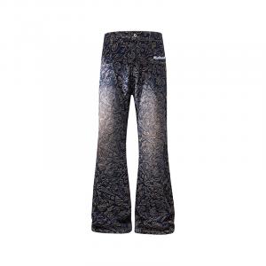 VanCamel Джинсы мужские синие умеренно расклешенные