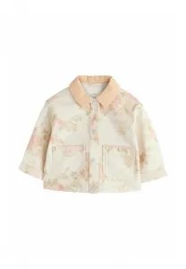 Джинсовая куртка стандартного кроя Next, Ecru Floral