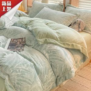 LUOLAI HOME Комплект постельного белья, 150 см, 4 предмета