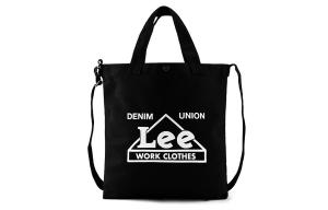 Lee Хлопковая холщовая сумка-шоппер, Black