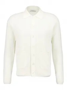 Кардиган на пуговицах Piacenza Cashmere, белый