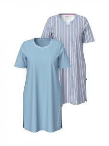 Ночная рубашка серо-голубого цвета Ulla Popken