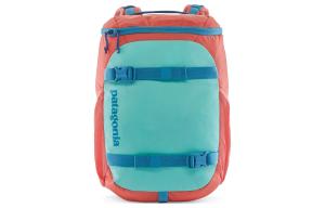 Patagonia 18-литровый женский рюкзак для активного отдыха из переработанного полиэстера в цвете коралловый и мятно-зеленый, Coral & Mint Green