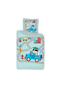 Комплект постельного белья детский Cofi, 100 x 140 см, синий