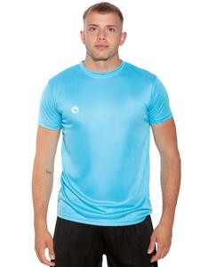 Спортивная футболка, тренировочная футболка "Бриз" бирюзового цвета Stark Soul