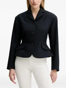 Блузка с баской Bally, синий