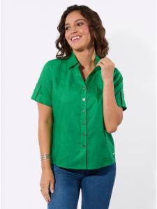 Блузка с короткими рукавами травянисто-зеленого цвета WITT WEIDEN