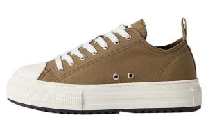 DSQUARED 2 Низкие мужские кроссовки для скейтбординга, цвет армейский зеленый