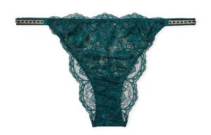 Женские трусы Victoria's Secret, цвет 1 strip (ivy green)