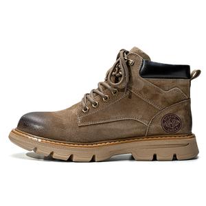 MUSNODO Короткие мартинсы мужские хаки, цвет Khaki