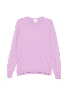 Свитер с буквой H ALLUDE, фиолетовый