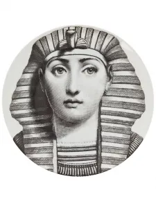 Тарелка с принтом Fornasetti, серый