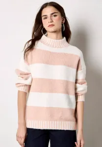 Мягкий свитер в полоску Apricot, Pink