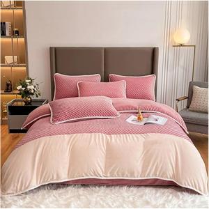 Generic Комплект постельного белья зимний тёплый плюшевый